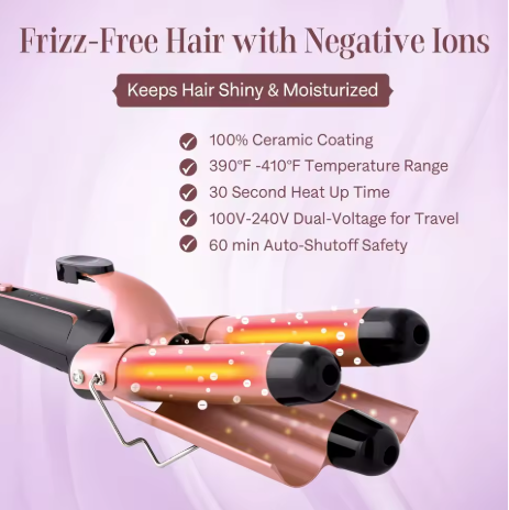 Curling Iron Wand Set 6-in-1